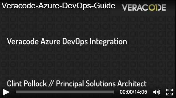 Veracode Azure DevOps Plugin Demo Video